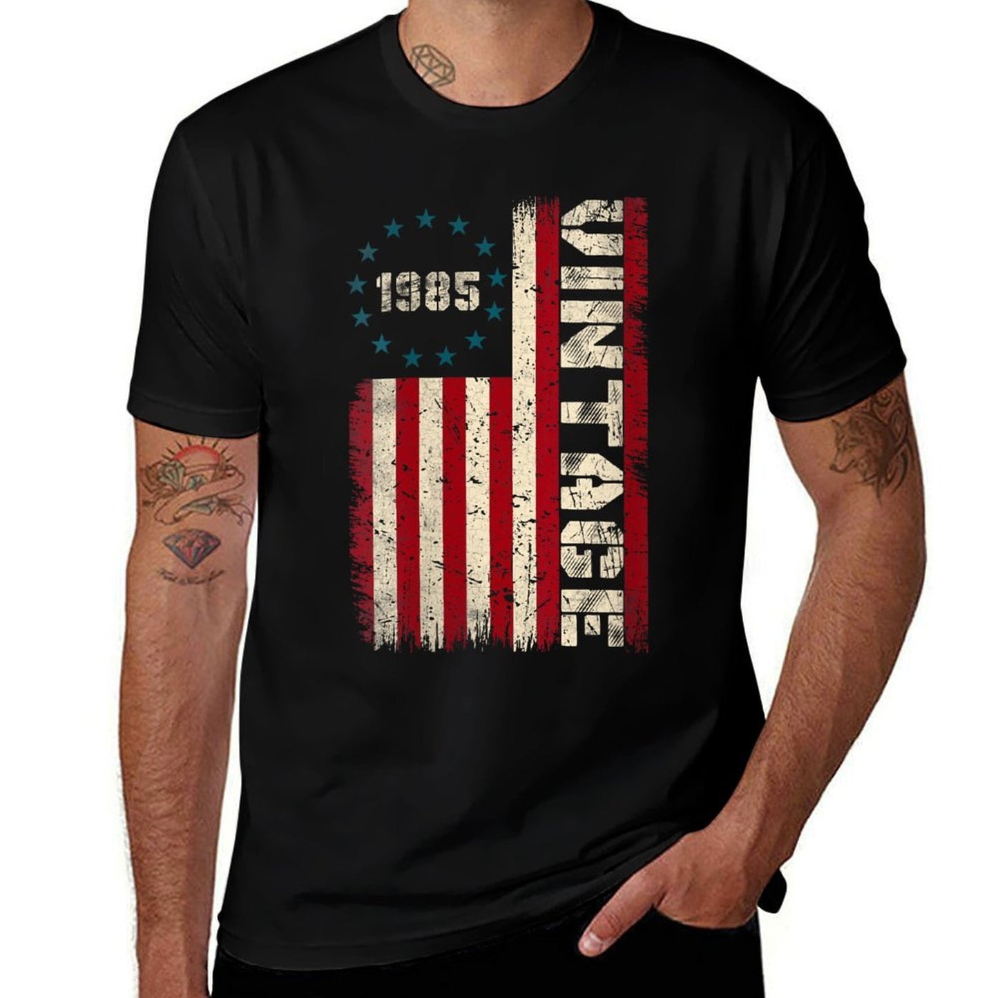 Womens 40th Birthday Gifts Vintage 1985 American 40 Years Old  Breathable T-Shirt