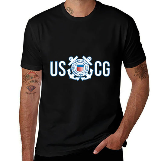 US COAST GUARD USCG UNITED STATES ANCHOR Comfortable T-Shirt