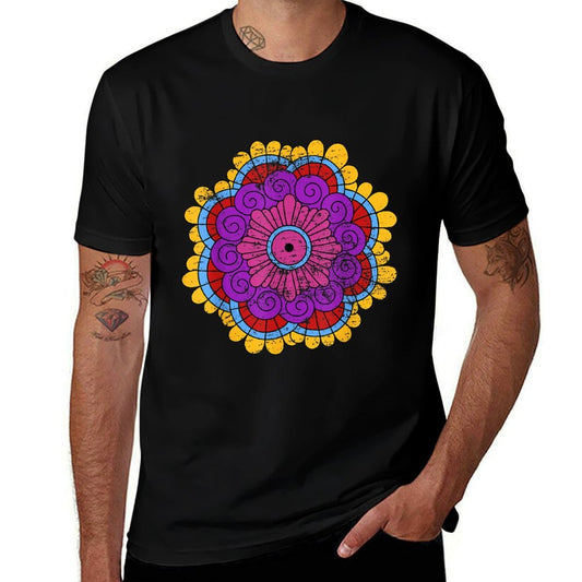 Yoga Women Girls Kids Mandala  Durable T-Shirt