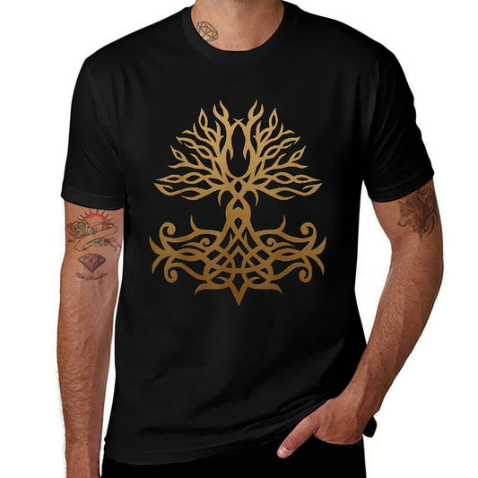 Yggdrasil Tree of Life Mandala Viking  Lightweight T-Shirt