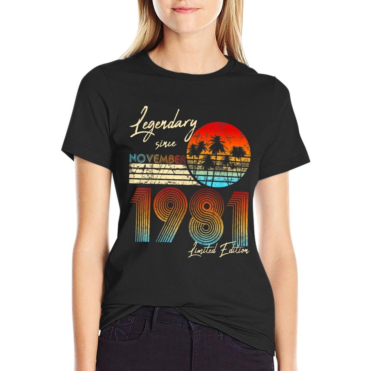 40Thbirthdaygifts Born In November 1981 40Th Birthday  Eco-friendly Material T-Shirt