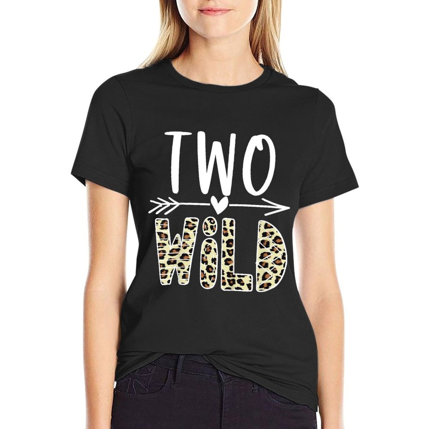 Two Wild 2 Year Old Girl Gifts 2nd Birthday Second BDay  Affordable Price T-Shirt