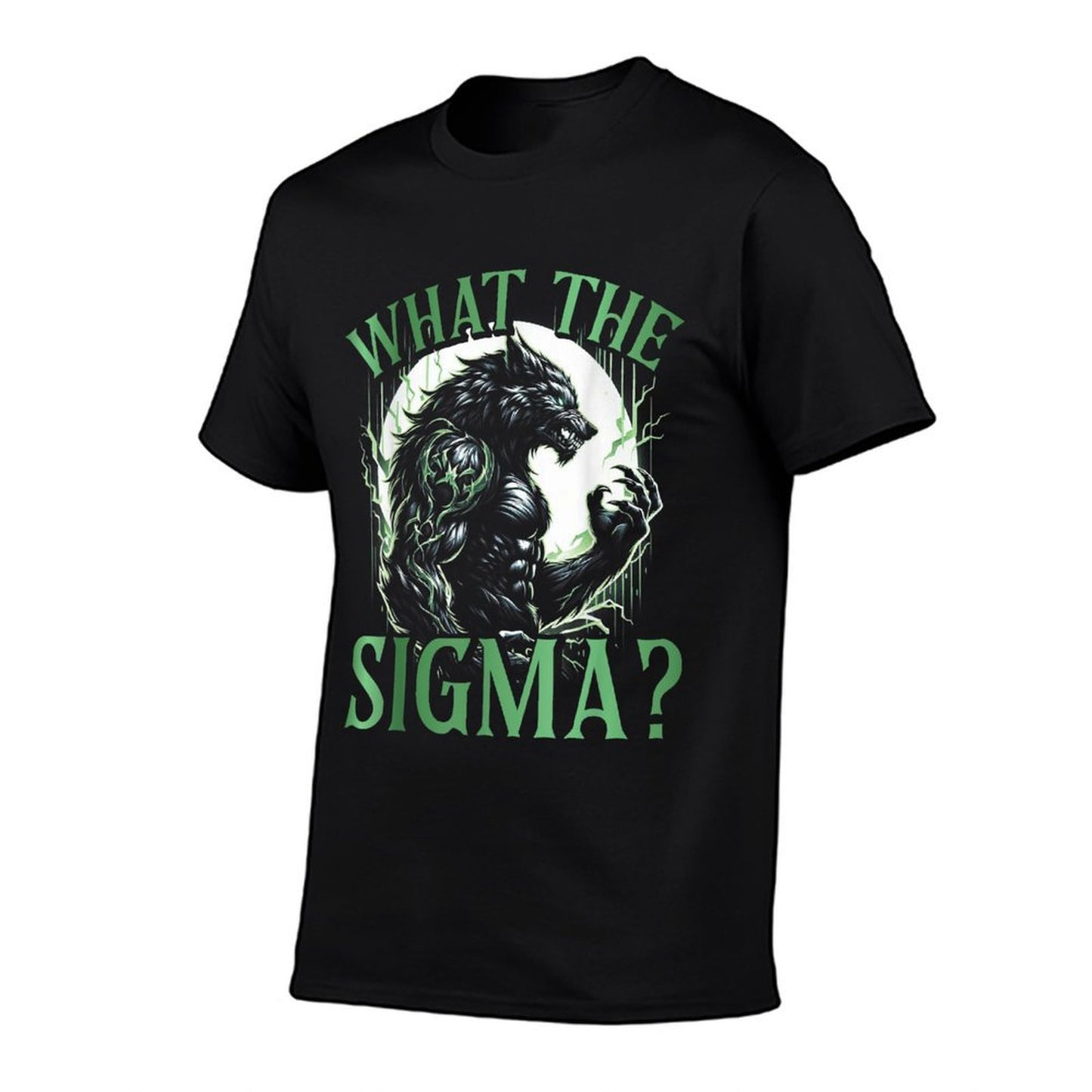 What The Sigma Wolf Male Werwolf Meme Men  Odor-resistant T-Shirt