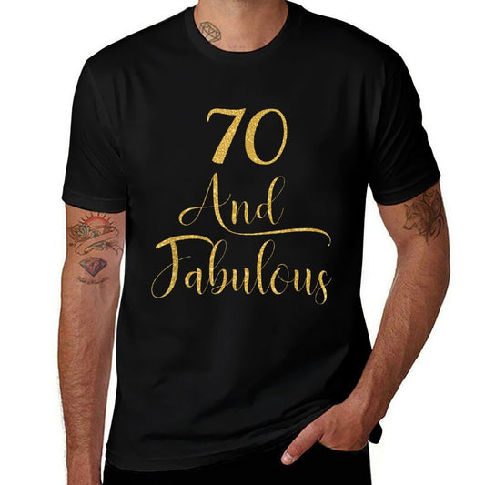 70 Years And Fabulous 70th Birthday Party for Women  Graphic-printed T-Shirt