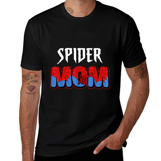 Women Spider Mom Mothers Day Matching Family Birthday  High-quality Stitching T-Shirt