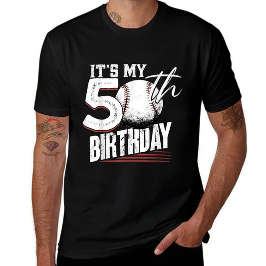 50 Years Old Vintage Baseball 50th Birthday Comfortable T-Shirt