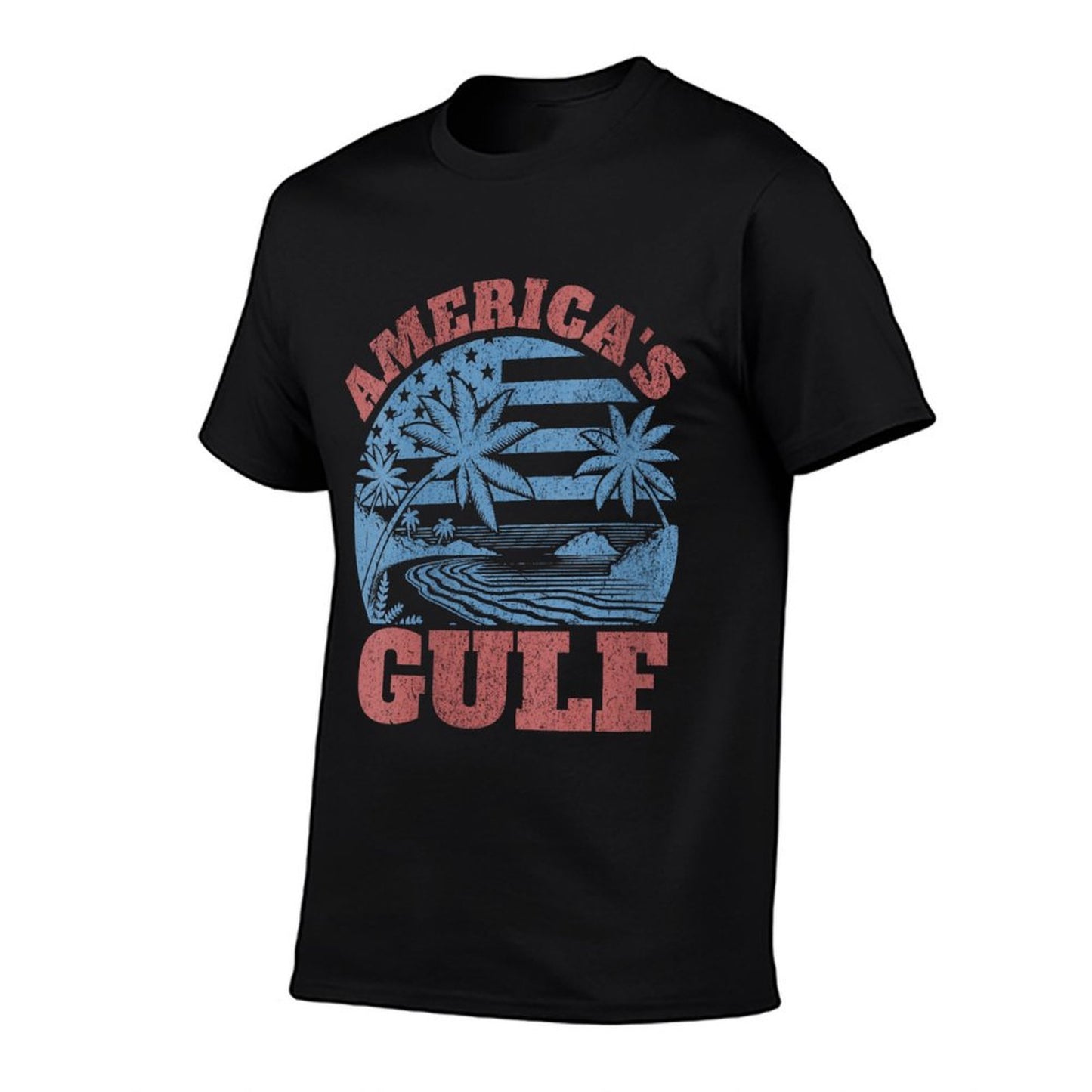 Womens America's Gulf  Heathered Texture T-Shirt