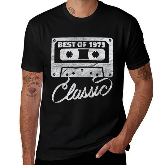 Vintage 1973 Limited Edition Cassette Tape 50th Birthday  Wrinkle-resistant T-Shirt
