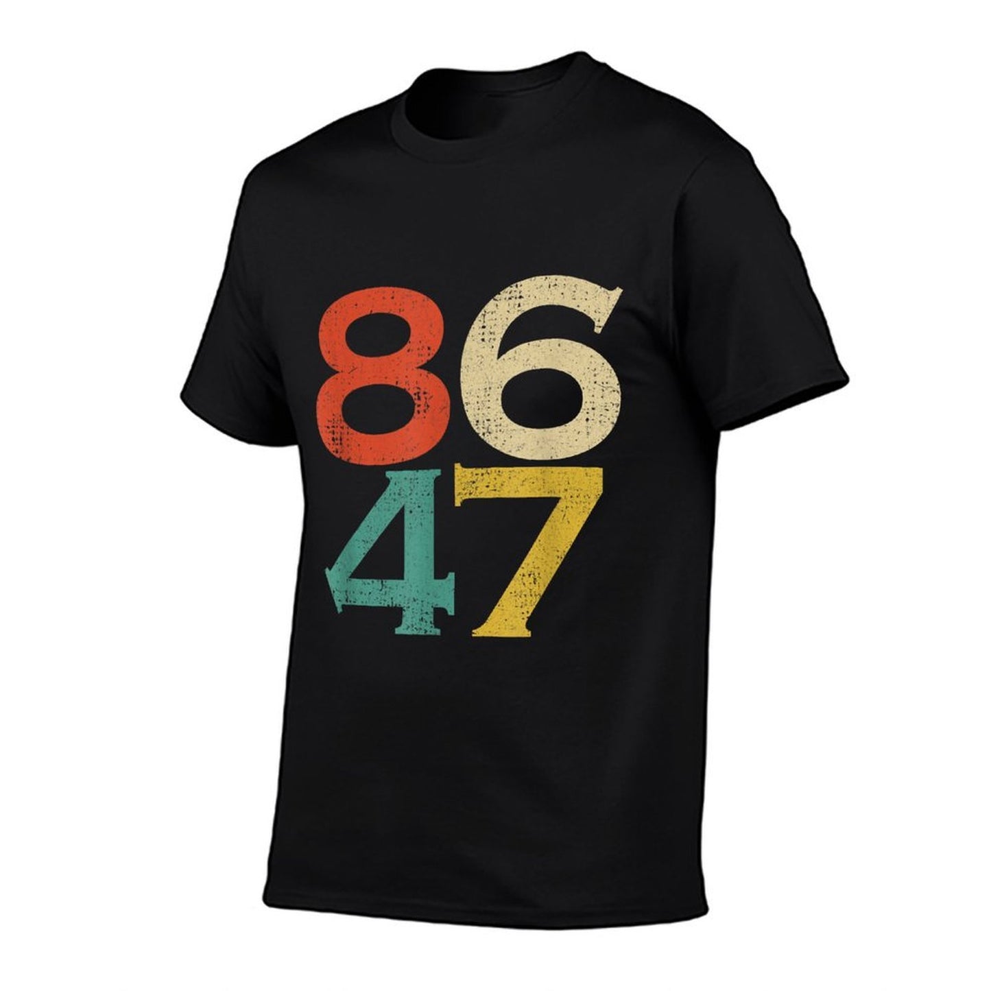 Vintage Classic 86 47 80s Style Anti Trump Impeach Cancel  Oversized Silhouette T-Shirt