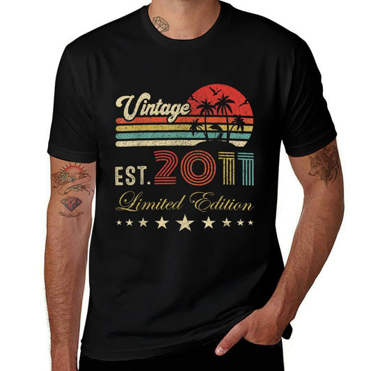 14th Birthday Vintage Limited Edition 14 Birthday  Trendy Pattern T-Shirt