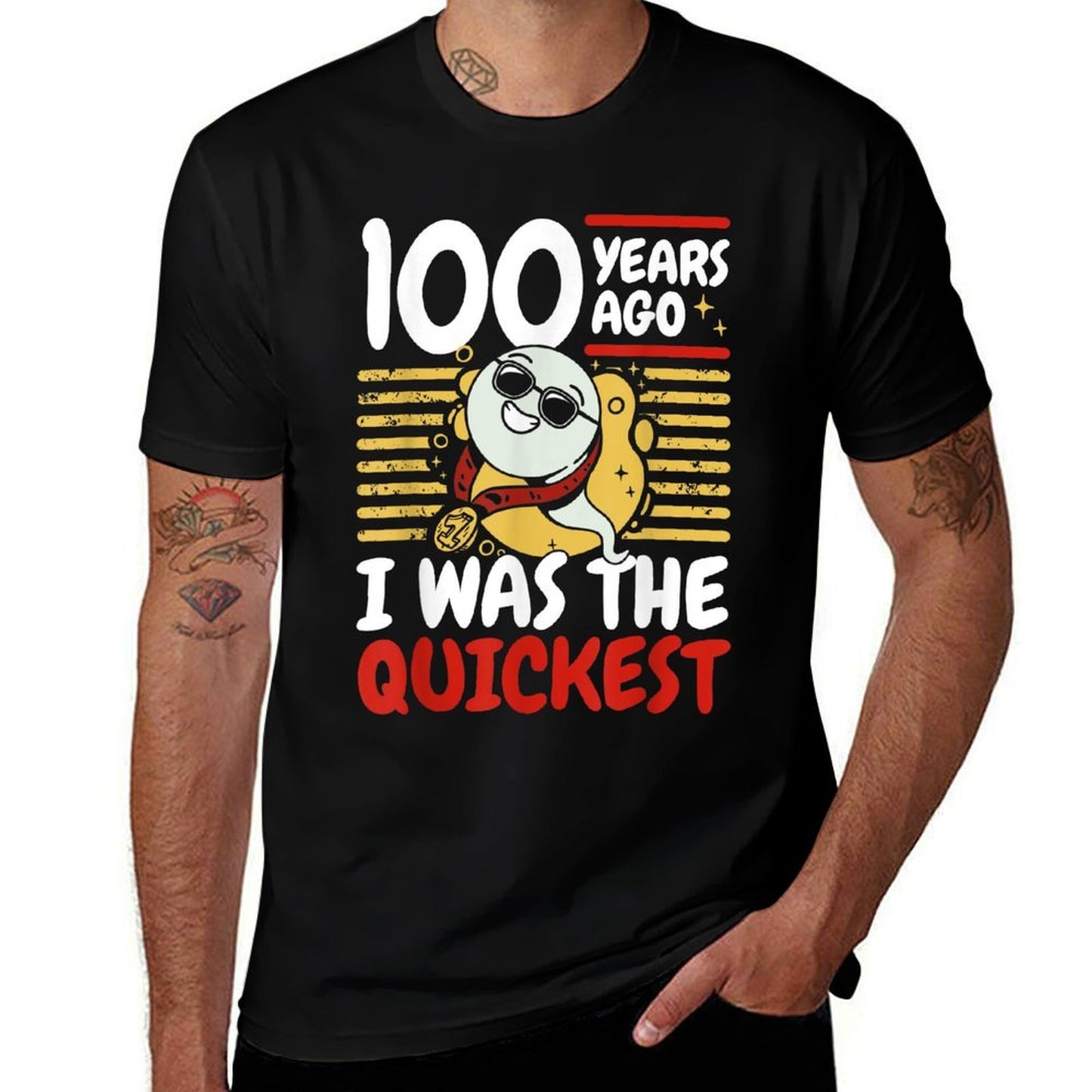 100 Years Ago - 100th Birthday  Vintage-inspired T-Shirt