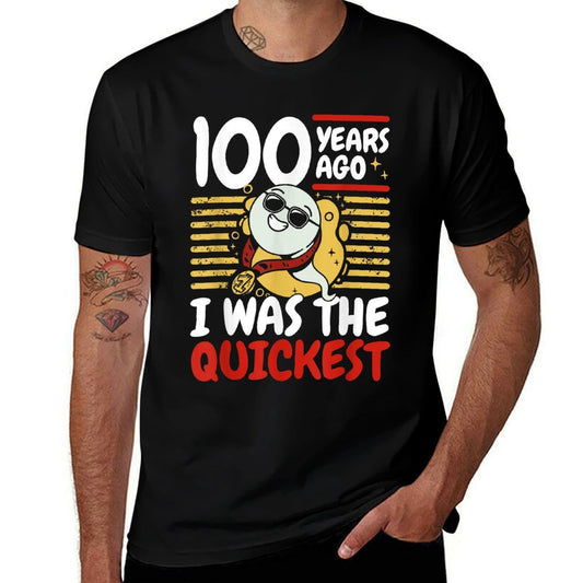 100 Years Ago - 100th Birthday  Vintage-inspired T-Shirt