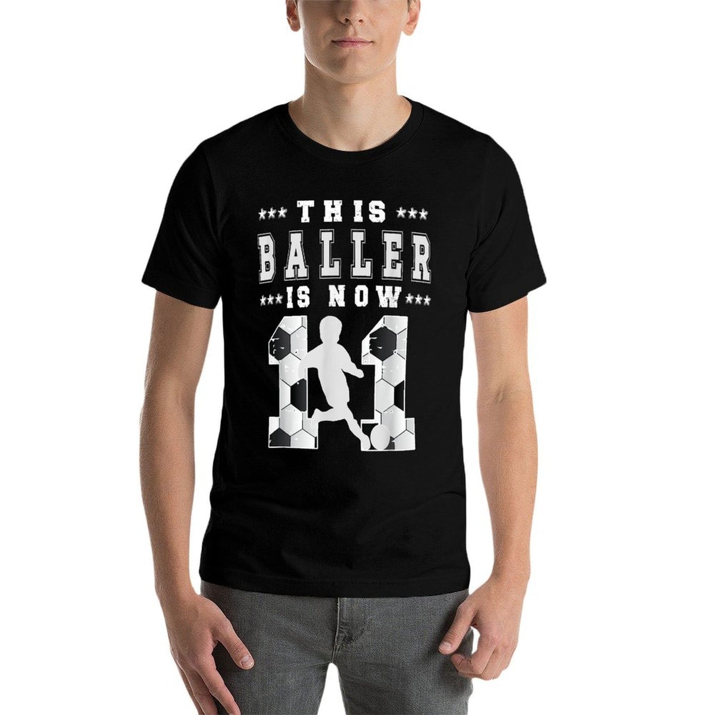 11th Birthday Soccer Boy Eleven Year Old Soccer Player  Soft T-Shirt
