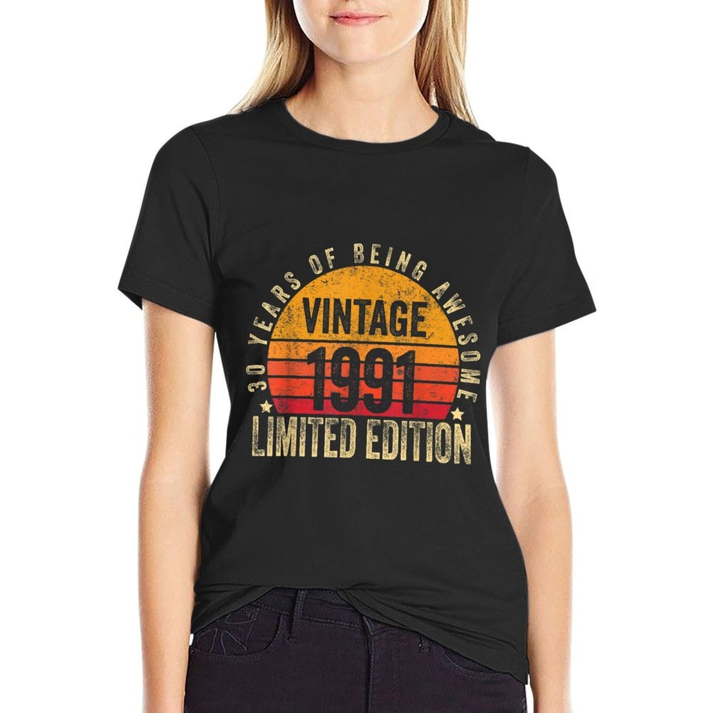 30 Year Old Gifts Vintage 1991 Limited Edition 30th Birthday  Eco-friendly Material T-Shirt