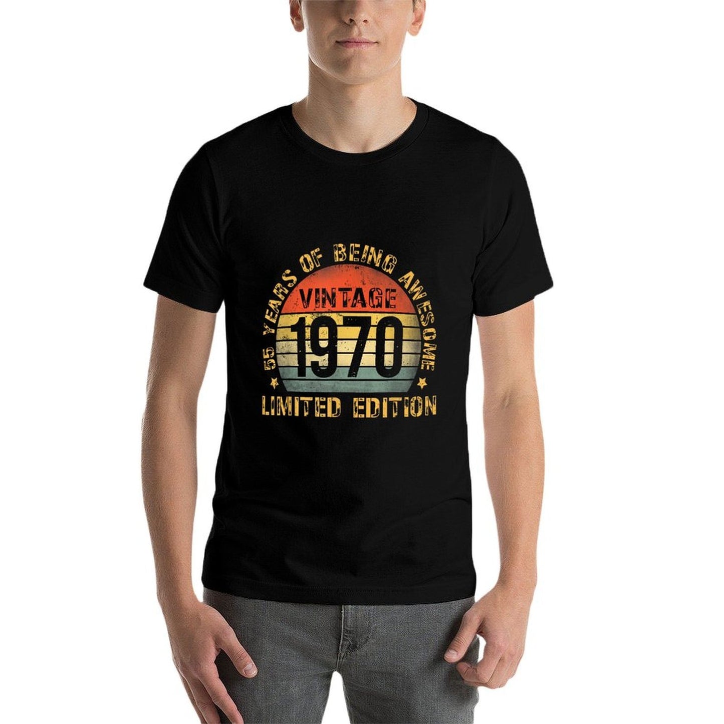 55 Year Birthday Decorations Men Gag 55yr 1970 55th Birthday  Lightweight T-Shirt