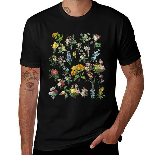 Vintage Botanical Art Flower Plant Growers  Eco-friendly Material T-Shirt