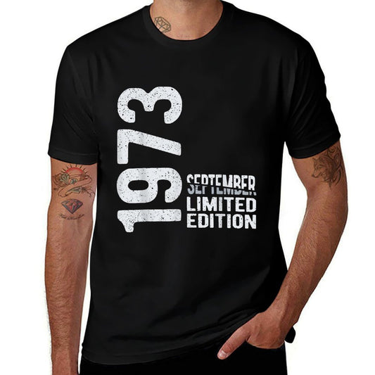 1973 September 50th Birthday 50th Retro Vintage Birth  Stretchy T-Shirt