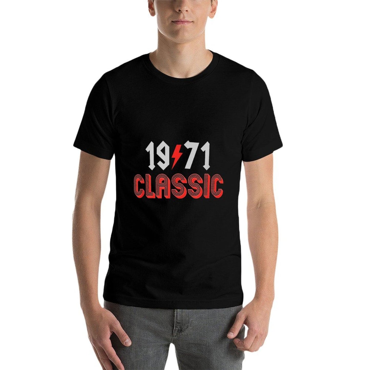 50Th Birthday 1971 Classic Legend Rock Band Men Women  Wrinkle-resistant T-Shirt