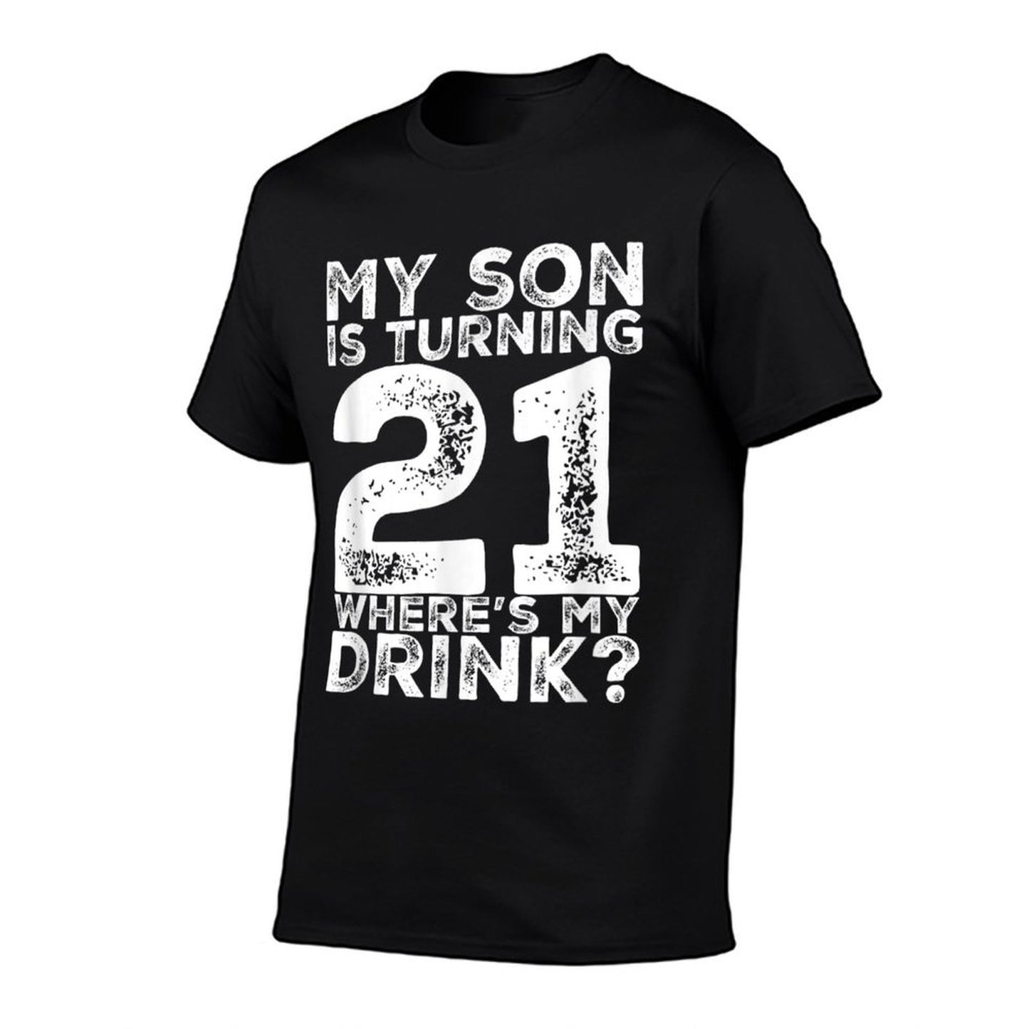 21st Birthday for Dad Mom 21 Year Old Son Gift Family Squad  Eco-friendly Material T-Shirt