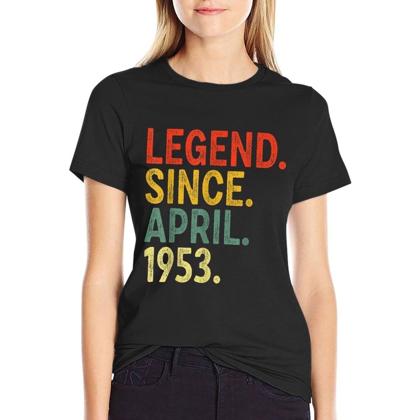 70 Year Old Legend Since April 1953 70th Birthday  Eco-friendly Material T-Shirt