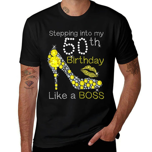 Womens Stepping Into My 50th Birthday in 1969 T Shirt Gifts Womens  Quick-drying T-Shirt