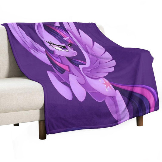 Twilight Sparkle Machine-washable Throw Blanket