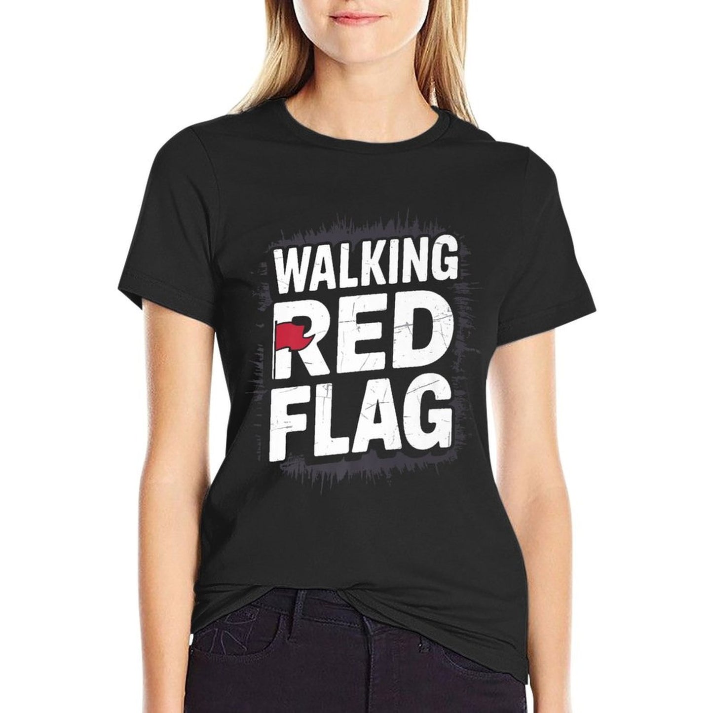 Walking Red Trendy Walking Red Premium  Durable T-Shirt