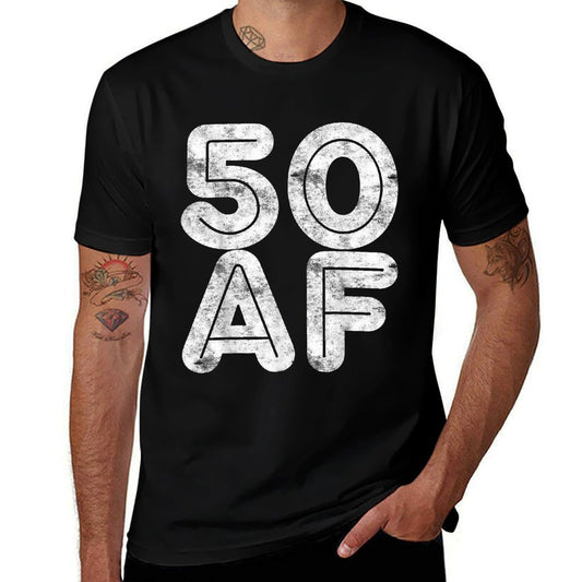 50 AF Men Women 50th Birthday  Quick-drying T-Shirt