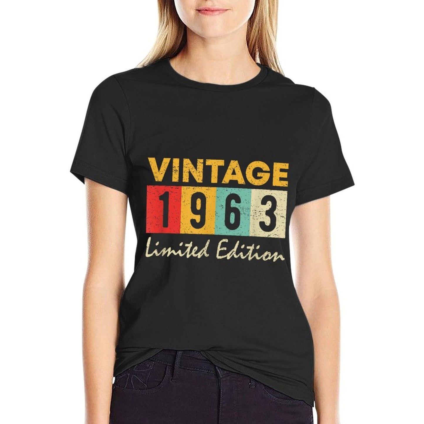 60 Years Old Vintage 1963 Limited Edition 60th Birthday  Moisture-wicking T-Shirt