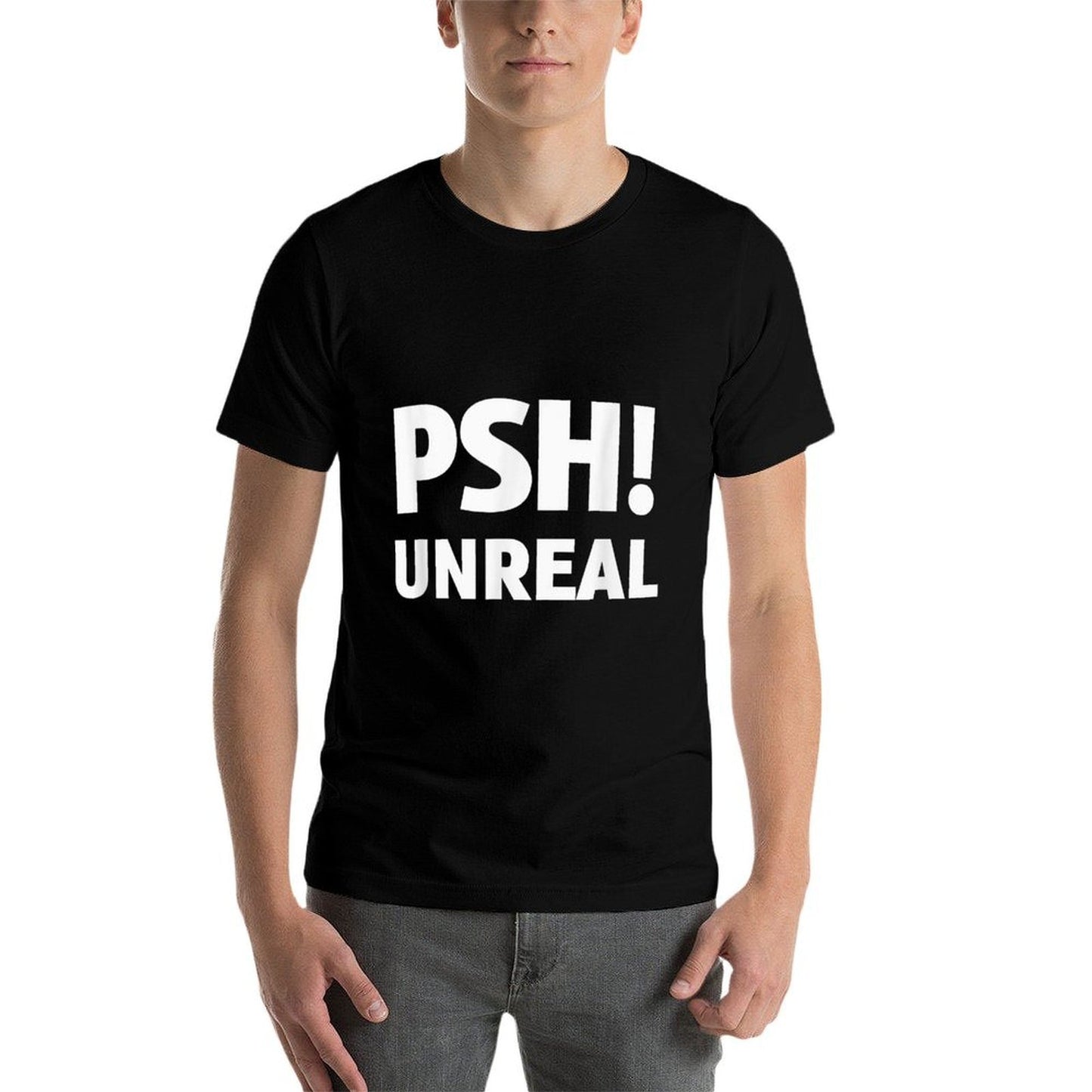 Unreal Psh Guy Meme Funny Car Guy  Rolled Sleeves T-Shirt