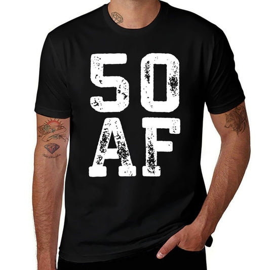 50 AF Men Women 50th Birthday  Breathable T-Shirt