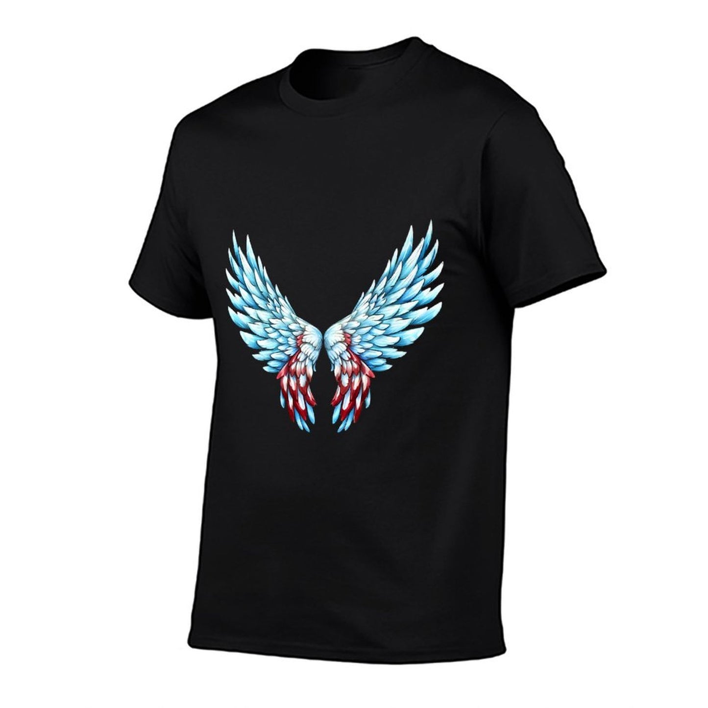 Veterans Day, 4th of July Patriotic Wings Angel Usa Flag Premium  Versatile T-Shirt