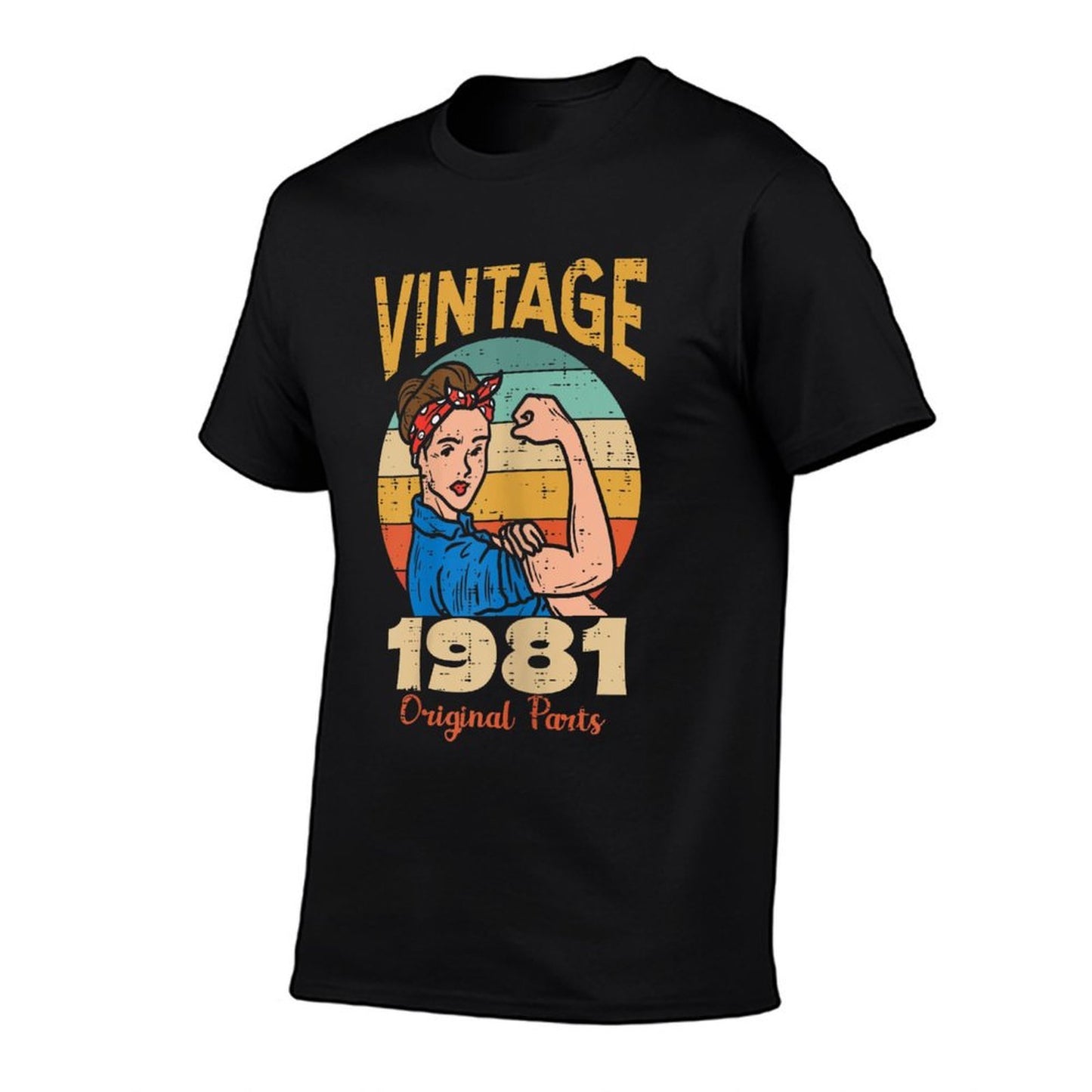 Vintage 1981 Rosie Riveter 40th Birthday Gift For Women  Lightweight T-Shirt