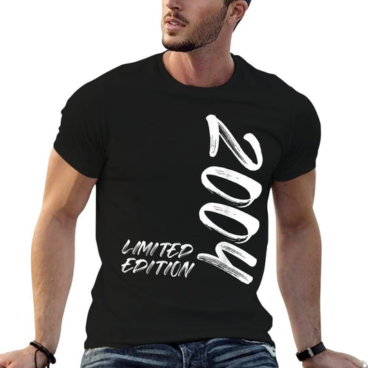 21st Birthday Man Woman 21 Years 2004 Decorative Funny Gift  Wrinkle-resistant T-Shirt
