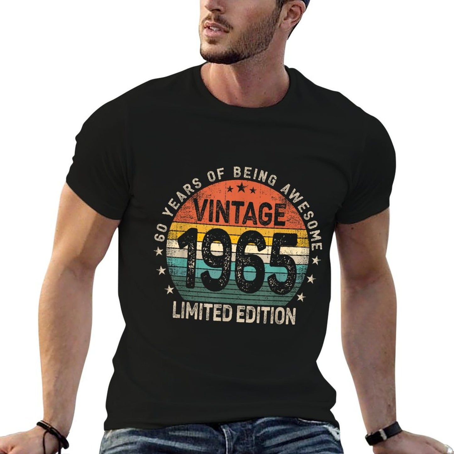 60 Years Old 1965 Vintage 60th Birthday Men Women  Classic T-Shirt