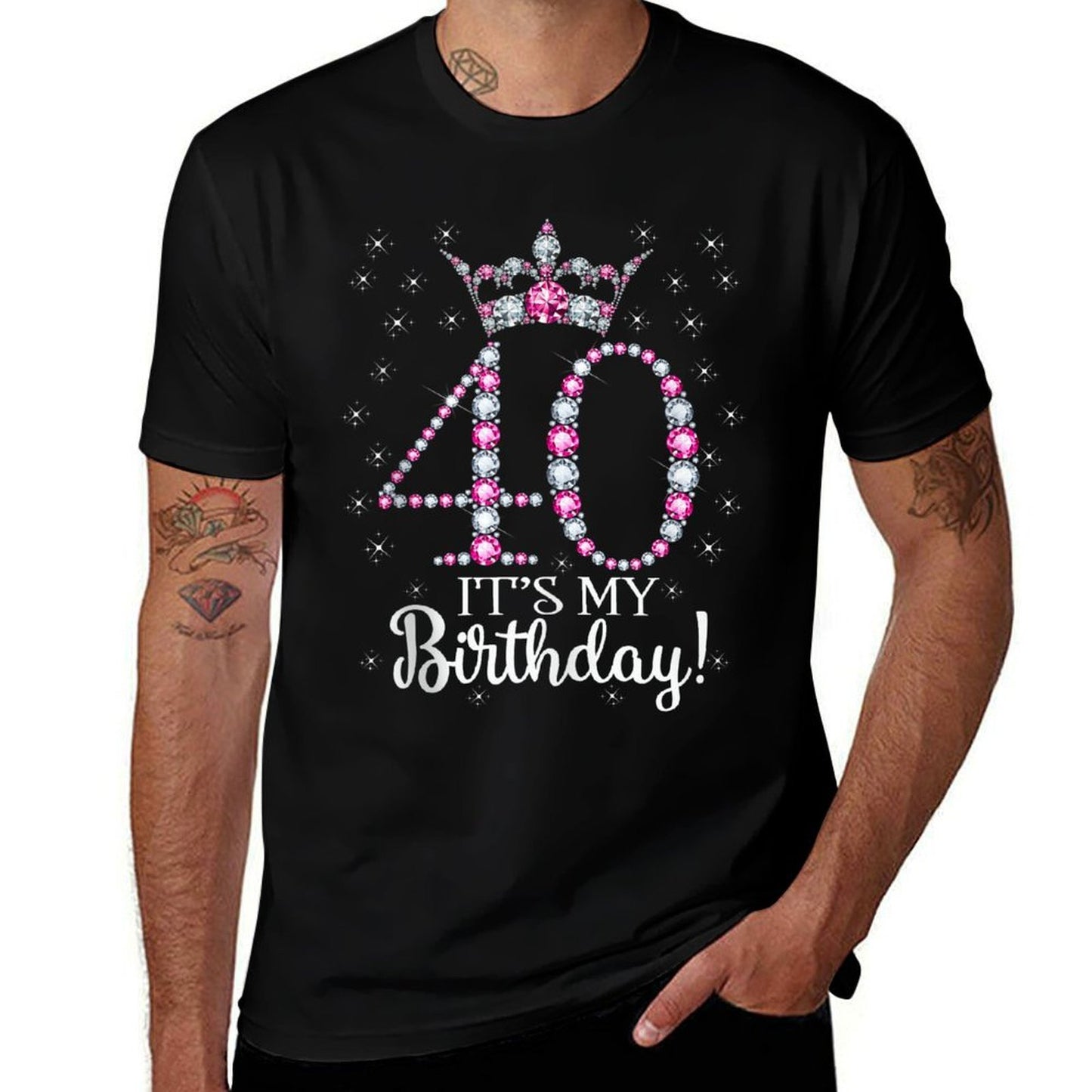 40 It&#39;s My Birthday 1982 40Th Birthday Gift For Womens  Cotton T-Shirt