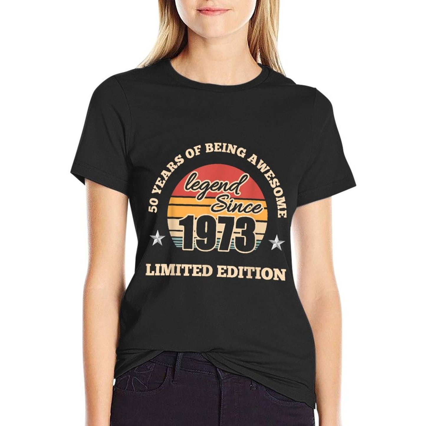 50 Years of Being Awesome 1973 for 50th Birthday  Classic T-Shirt