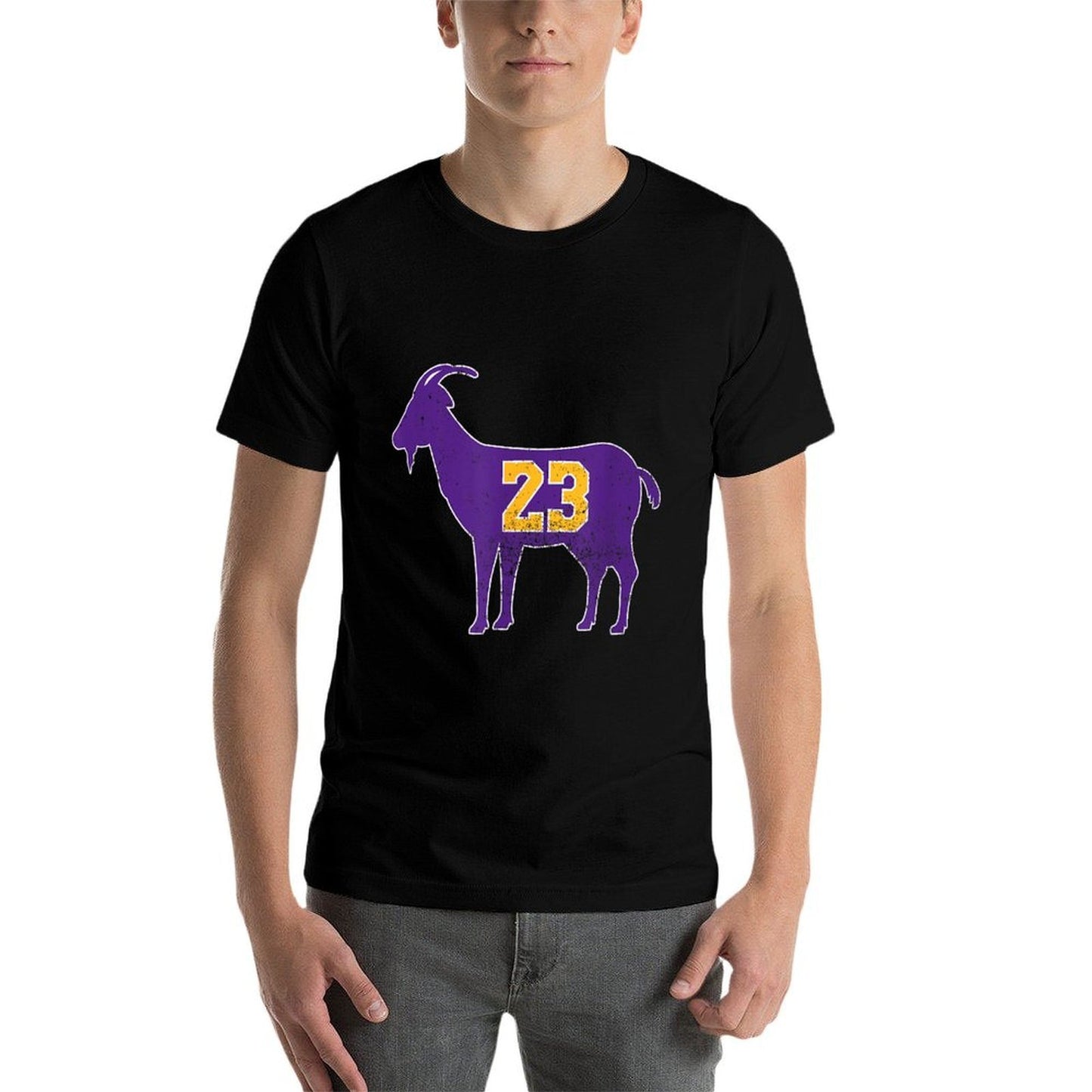 Vintage GOAT 23 Distressed  Cotton T-Shirt