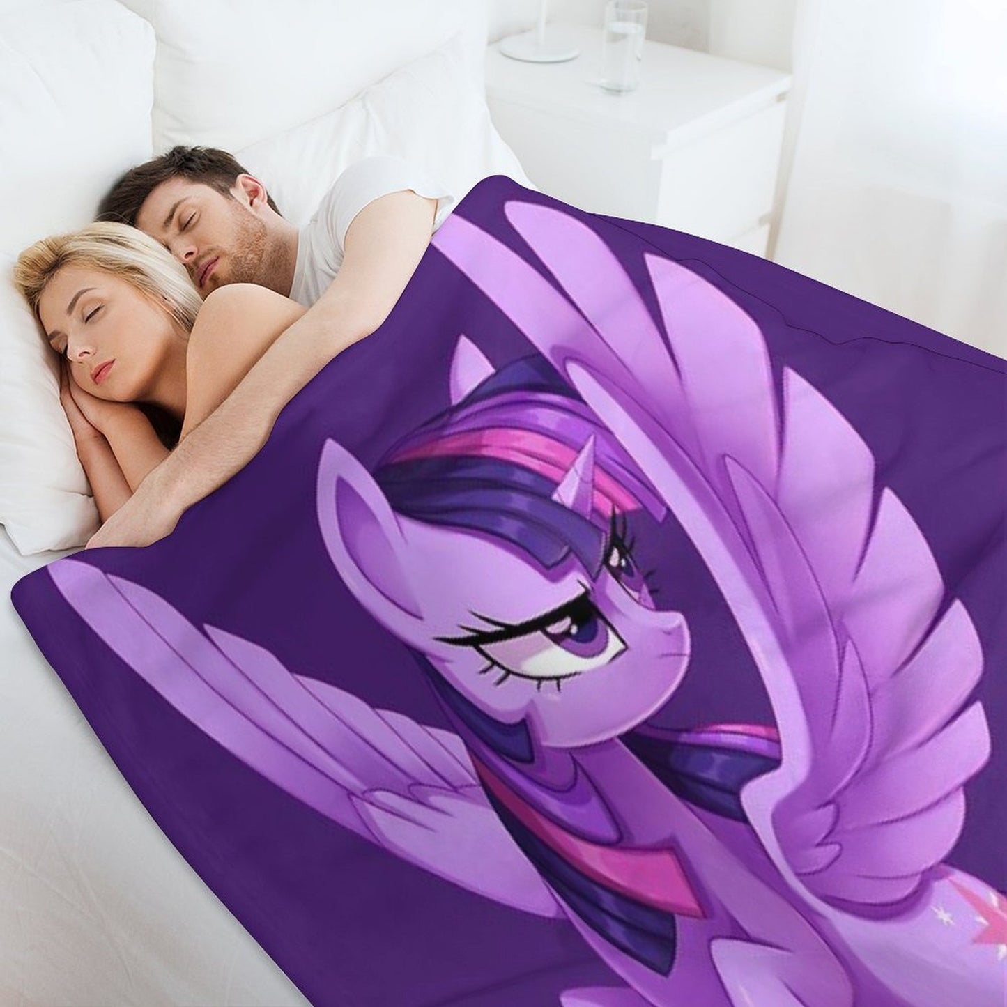 Twilight Sparkle Machine-washable Throw Blanket