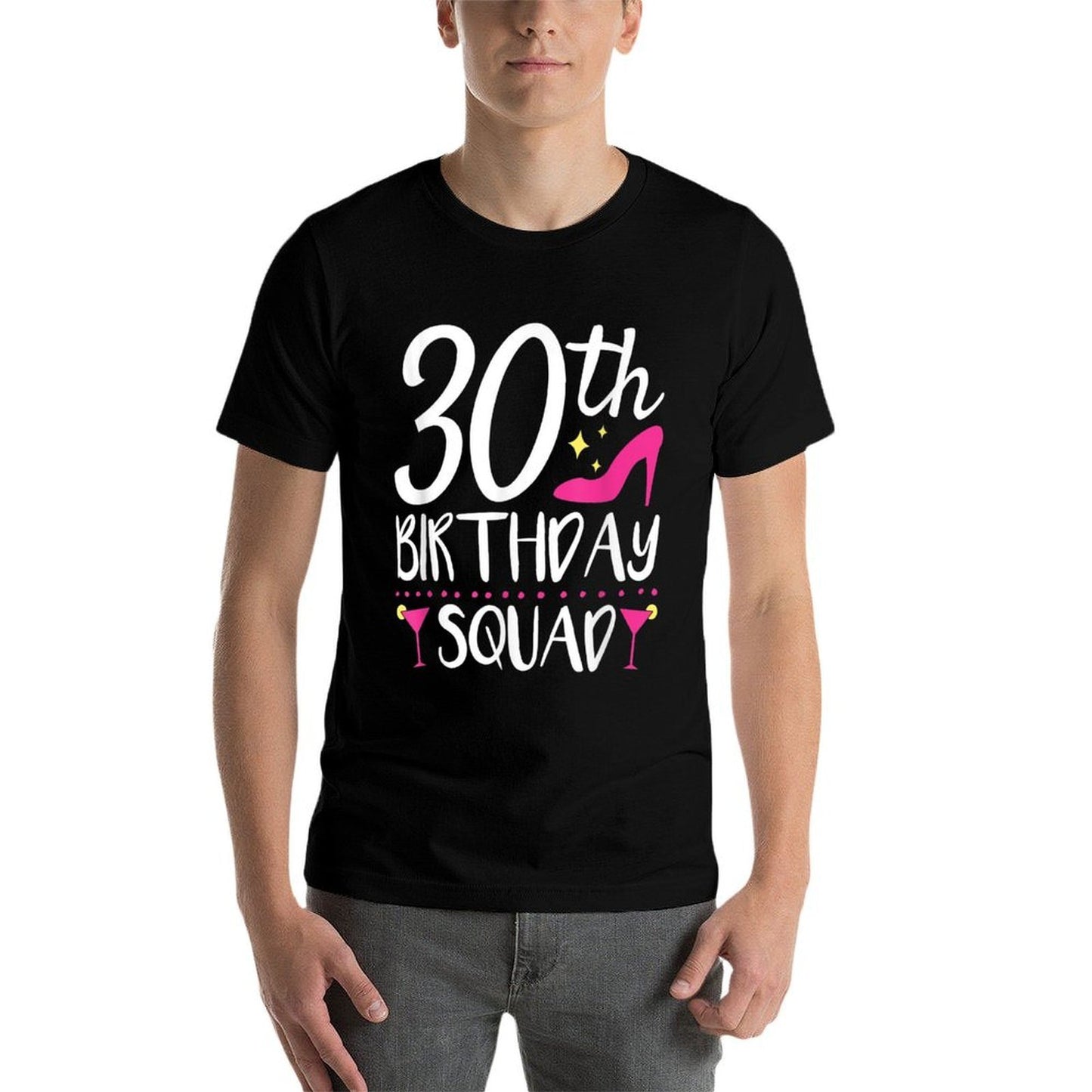 30th Birthday Squad - 30th Birthday  Cotton T-Shirt