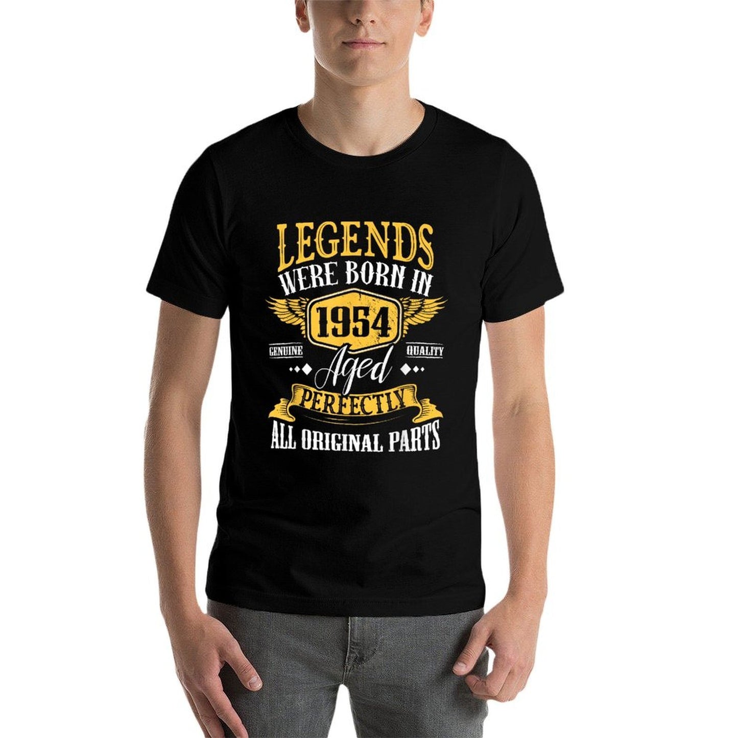 70th Birthday Vintage 1954 Limited Edition Men  Eco-friendly Material T-Shirt