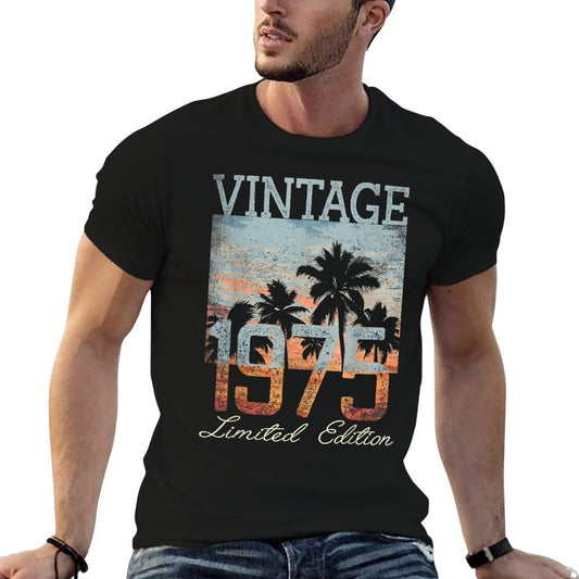 Vintage 1975 Limited Edition 50th Birthday 50 Year Old Gifts  Eco-friendly Material T-Shirt