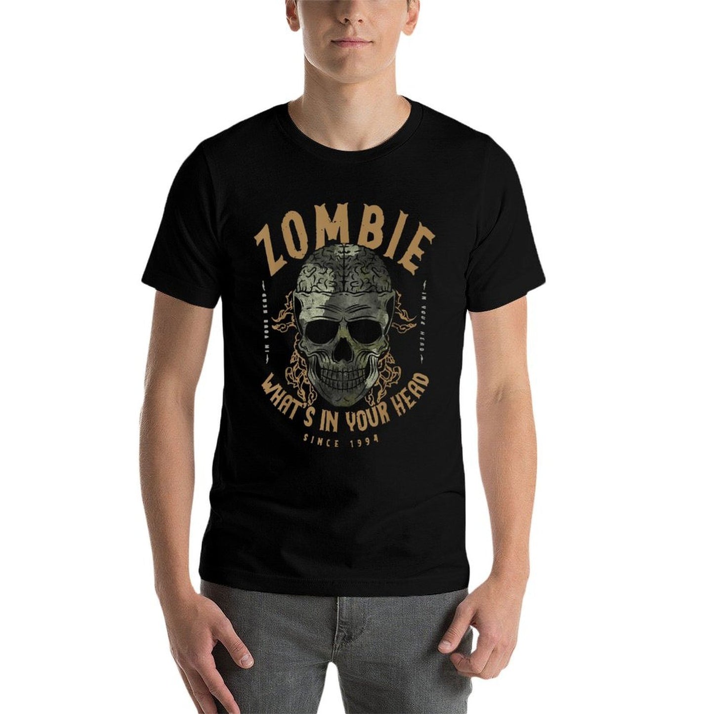 Zombie Whats In Your Head Since 1994 Quote Sayings  Relaxed-fit T-Shirt