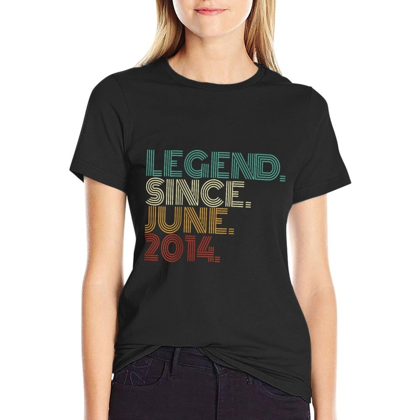11 Years Old Legend Since June 2014 11th Birthday  Easy-care T-Shirt