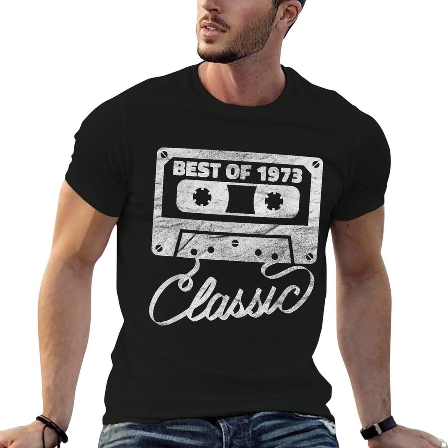 Vintage 1973 Limited Edition Cassette Tape 50th Birthday  Wrinkle-resistant T-Shirt