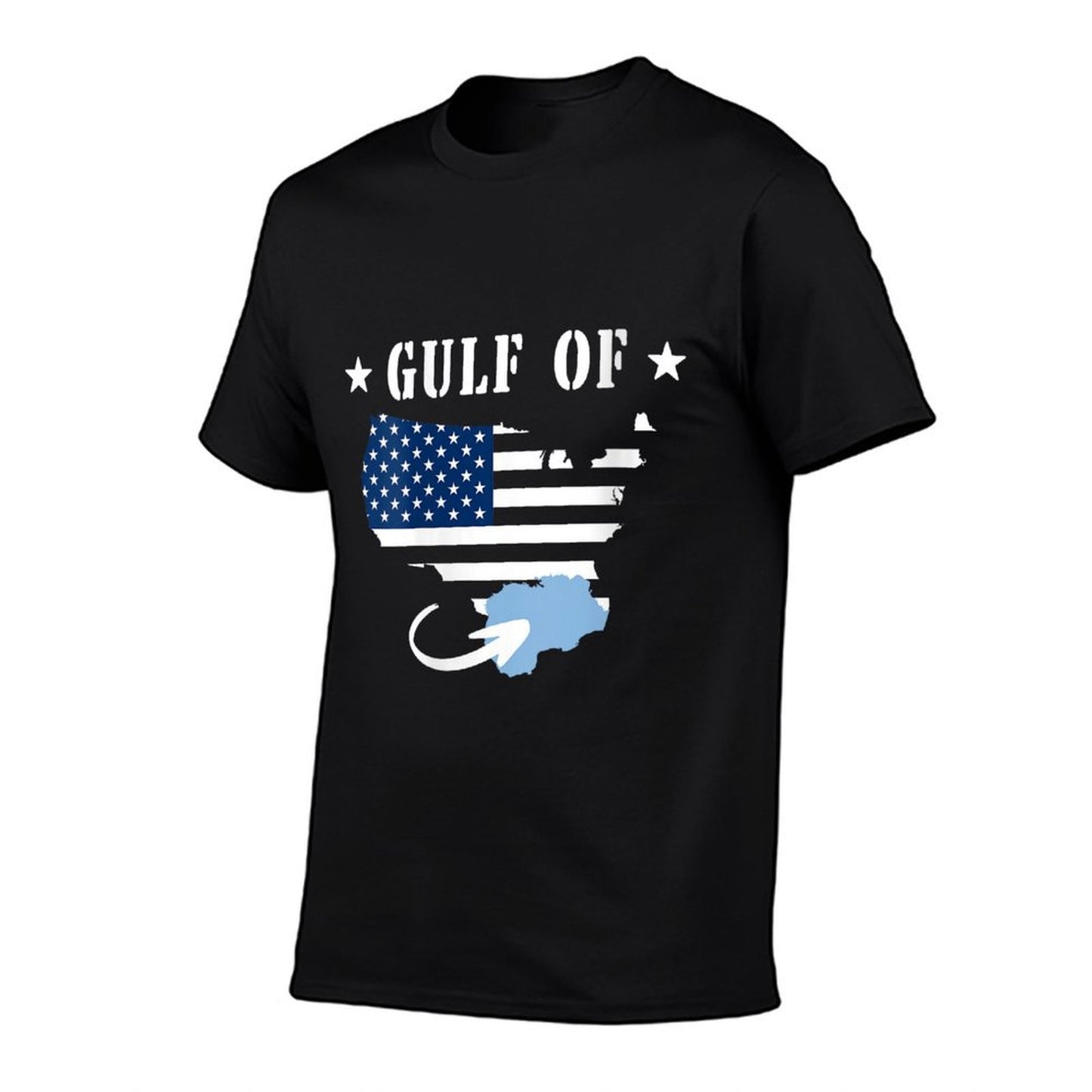 Womens Gulf of US America Map Location  Moisture-wicking T-Shirt