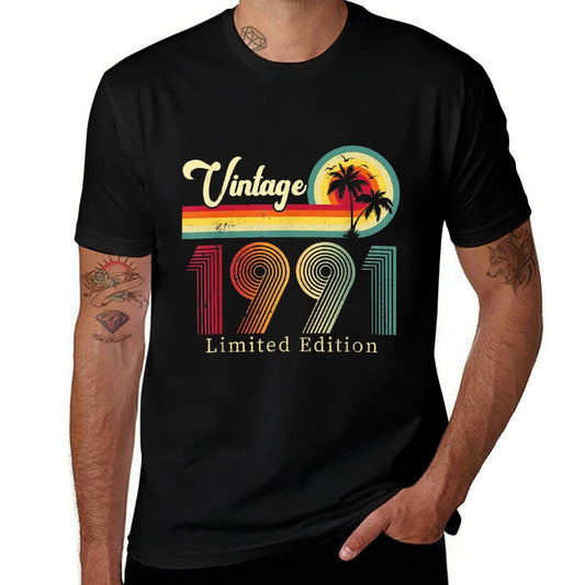 Vintage 1991 Limited Edition 30 Years Old Fun 30th Birthday  Eco-friendly Material T-Shirt