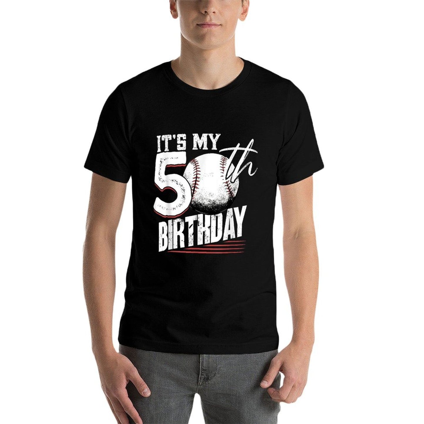 50 Years Old Vintage Baseball 50th Birthday Comfortable T-Shirt