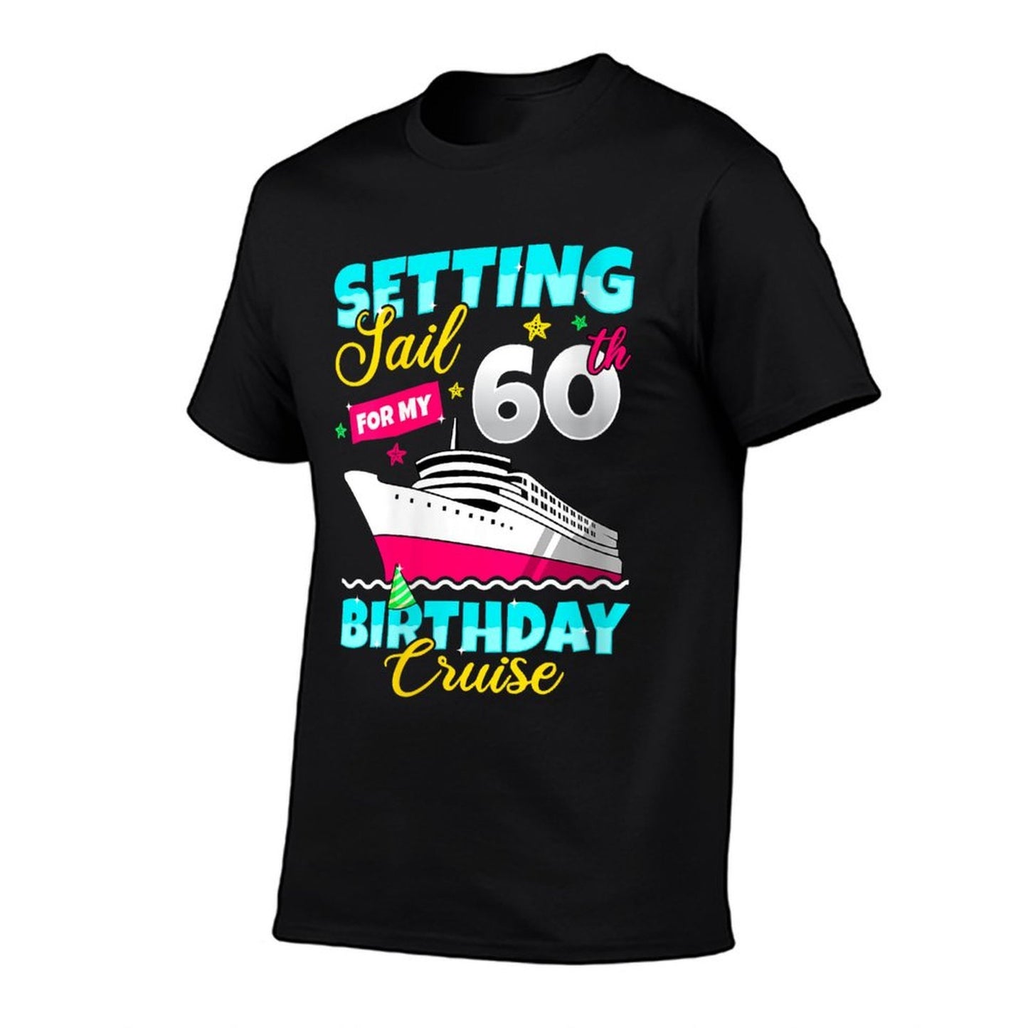 Womens Setting Sail For My 60th Birthday Cruise Party 60 Years Old  Classic T-Shirt