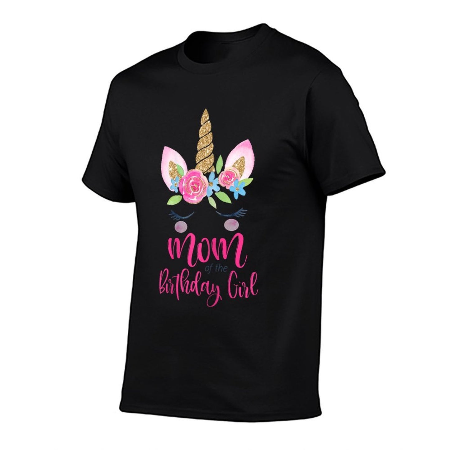 Unicorn Mom of The Birthday Girl Matching Party  Durable T-Shirt